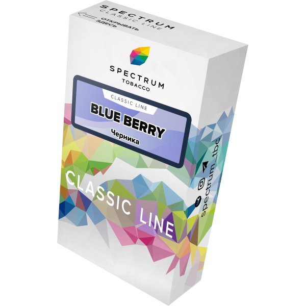 Табак Spectrum Classic blue berry 40 грамм в Турции