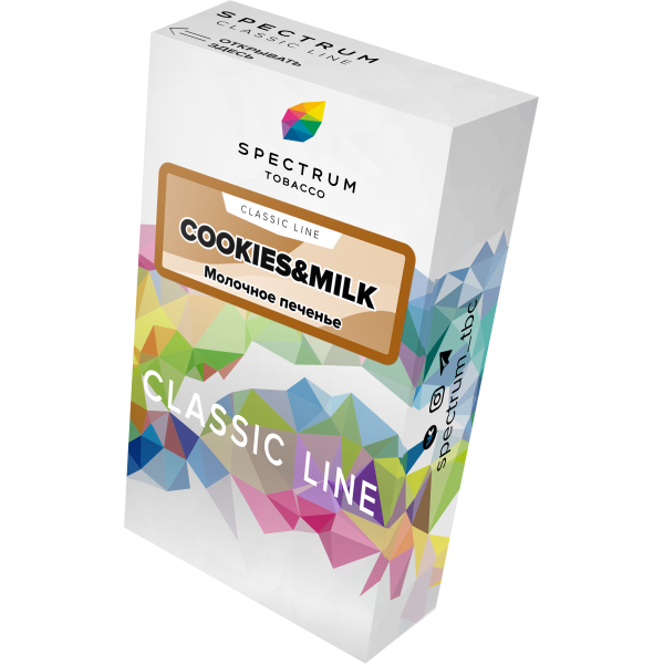 Табак Spectrum Classic cookies milk 40 грамм в Турции
