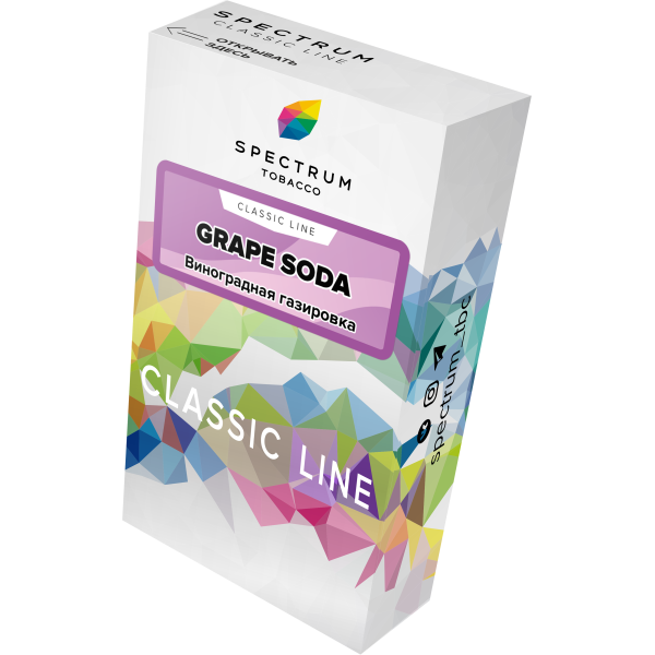 Табак Spectrum Classic grape soda 40 грамм в Турции