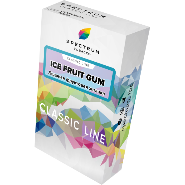 Табак Spectrum Classic ice fruit gum 40 грамм в Турции