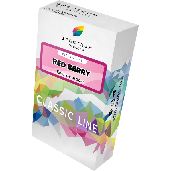 Табак Spectrum Classic red berry 40 грамм в Турции