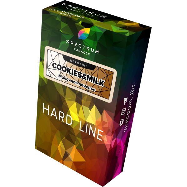 Табак Spectrum Hard cookies milk 40 грамм в Турции