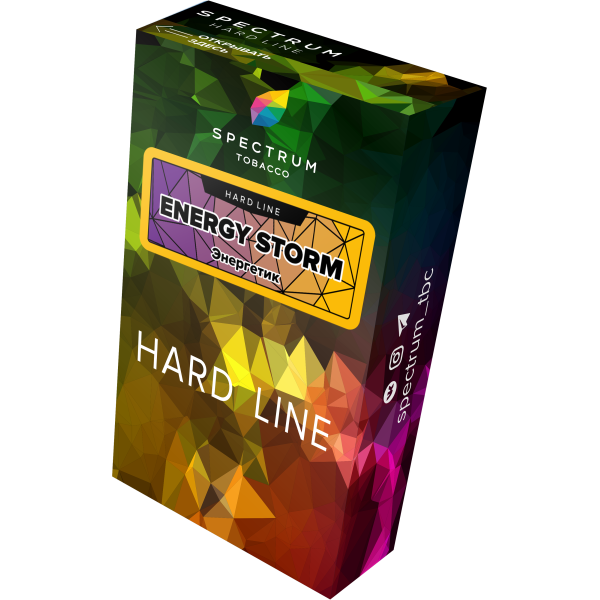 Табак Spectrum Hard energy storm 40 грамм в Турции