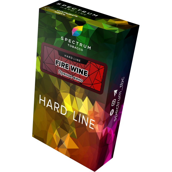 Табак Spectrum Hard fire wine 40 грамм в Турции