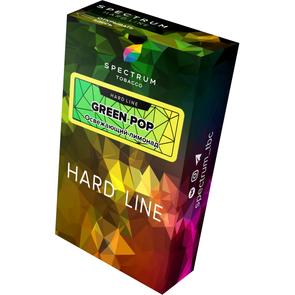 Табак Spectrum Hard green pop 40 грамм в Турции