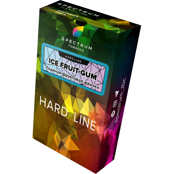 Табак Spectrum Hard ice fruit gum 40 грамм в Турции