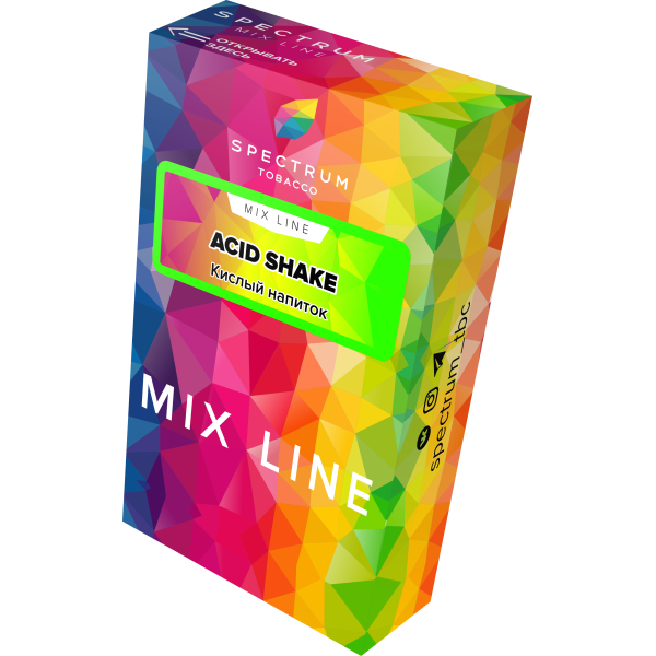 Табак Spectrum Mix Line Acid Shake 40 грамм в Турции