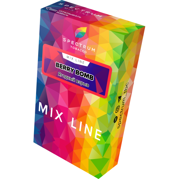 Табак Spectrum Mix Line Berry Bomb 40 грамм в Турции