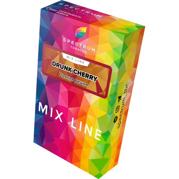 Табак Spectrum Mix Line Drunk Cherry 40 грамм в Турции