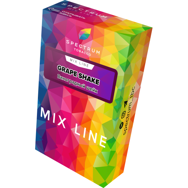 Табак Spectrum Mix Line Grape Shake 40 грамм в Турции