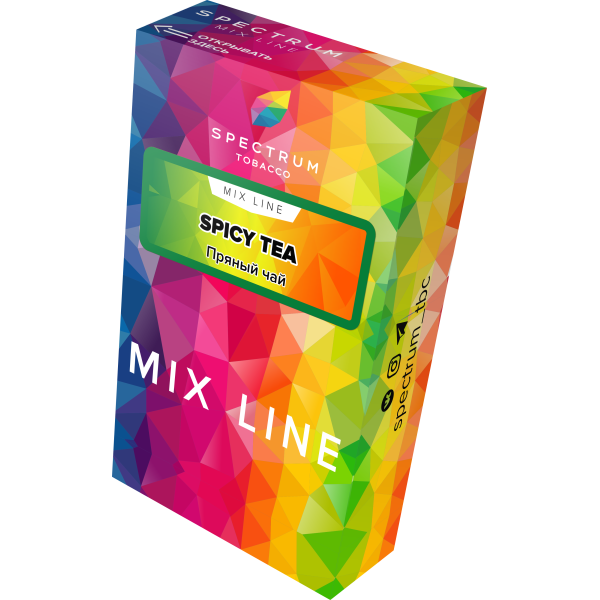 Табак Spectrum Mix Line Spicy Tea 40 грамм в Турции