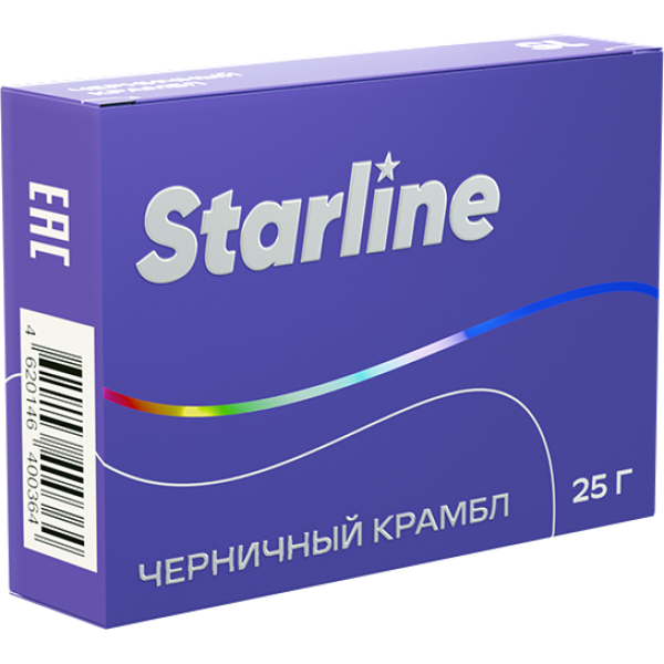 Табак Starline Черничный крамбл 25 гр в Турции