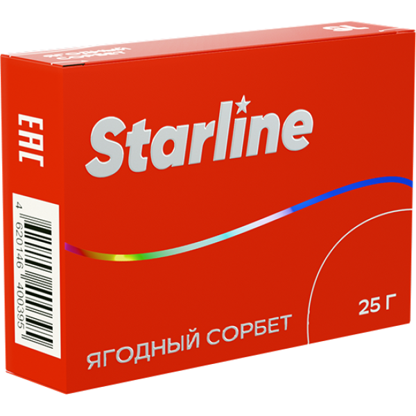 Табак Starline Ягоднный сорбет 25 гр в Турции