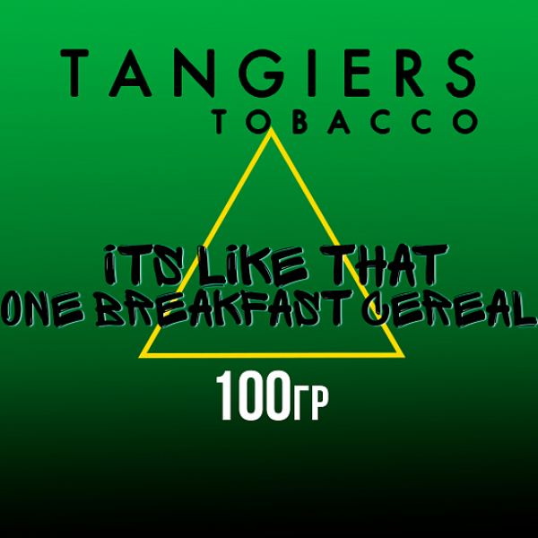 Табак Tangiers BIRQUIQ ITS LIKE THAT ONE BREAKFAST CEREAL 100 гр в Турции
