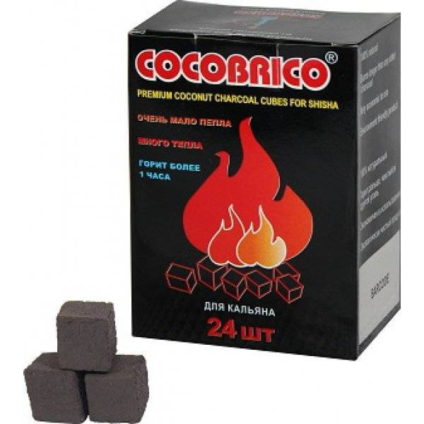 Уголь для кальяна CocoBrico 24 кубика в Турции