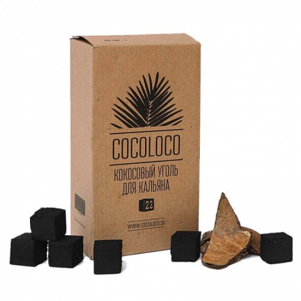 Кокосовый уголь Cocoloco 22мм в Турции