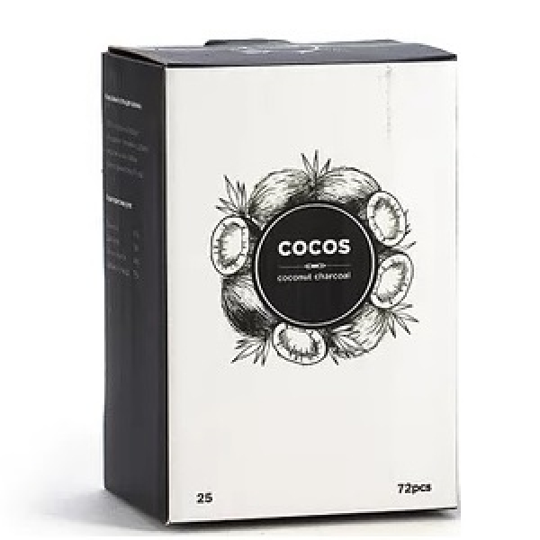 Кокосовый уголь Cocos 25мм для кальяна в Турции