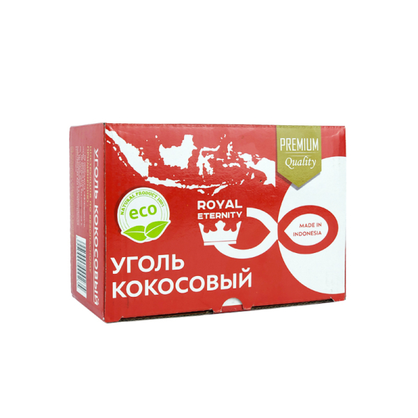 Кокосовый уголь Royal Eternity для кальяна (25 мм, 72 шт) в Турции