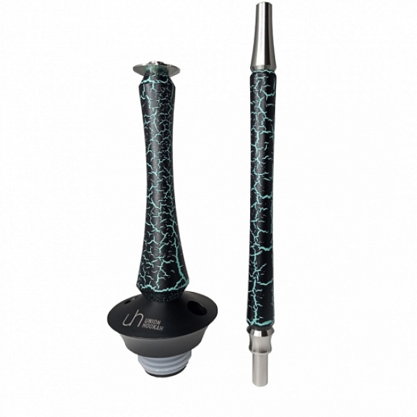 Кальян Union Hookah Sleek Кракле голубой в Турции