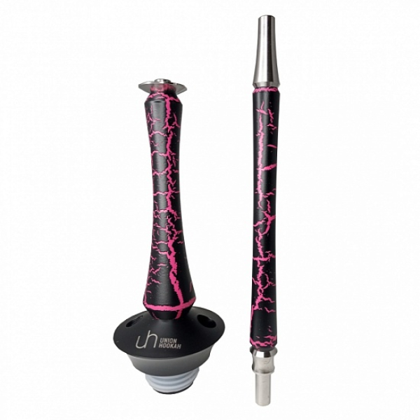 Кальян Union Hookah Sleek Кракле розовый в Турции