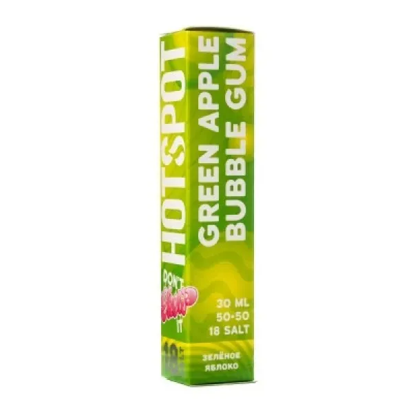 Жидкость HOTSPOT Chow Green Apple Bubble Gum 30 мл в Турции