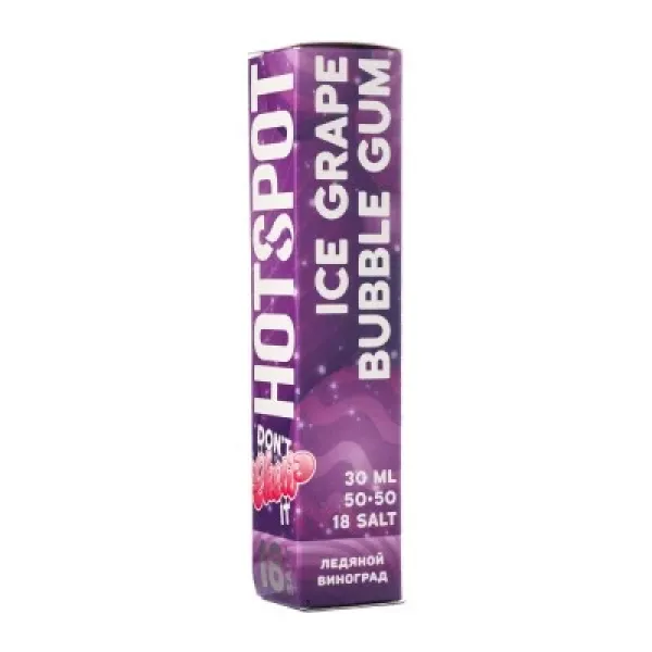 Жидкость HOTSPOT Chow Ice Grape Bubble Gum 30 мл в Турции