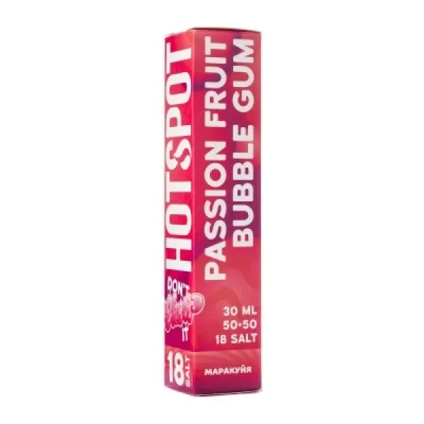 Жидкость HOTSPOT Chow Passion Fruit Bubble Gum 30 мл в Турции