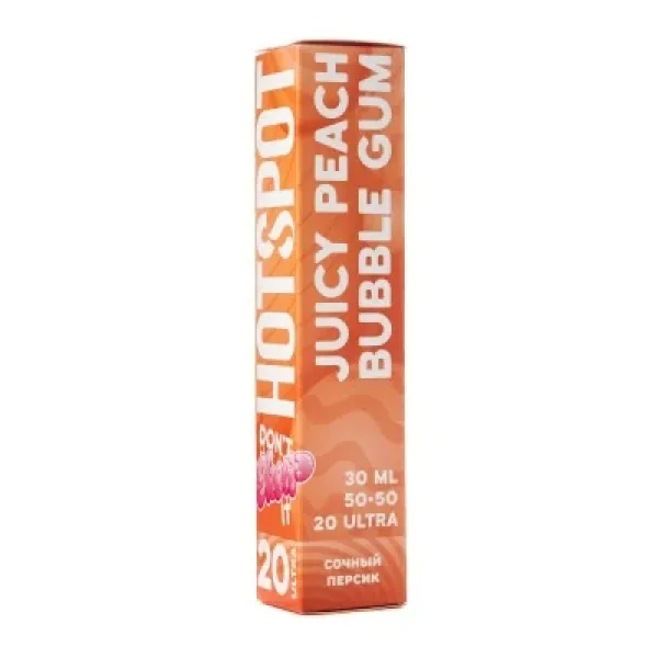 Жидкость HOTSPOT Chow Ultra Juicy Peach Bubble Gum 30 мл в Турции