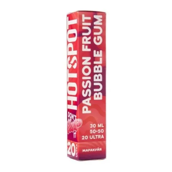 Жидкость HOTSPOT Chow Ultra Passion Fruit Bubble Gum 30 мл в Турции