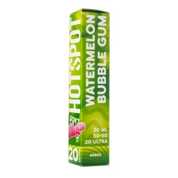 Жидкость HOTSPOT Chow Ultra Watermelon Bubble Gum 30 мл в Турции