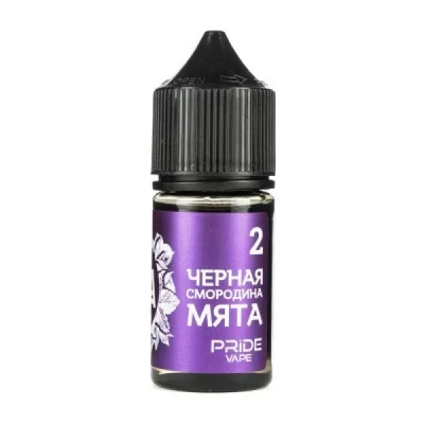 Жидкость Pride Vape Tea Salt Черная смородина мята 30 мл в Турции