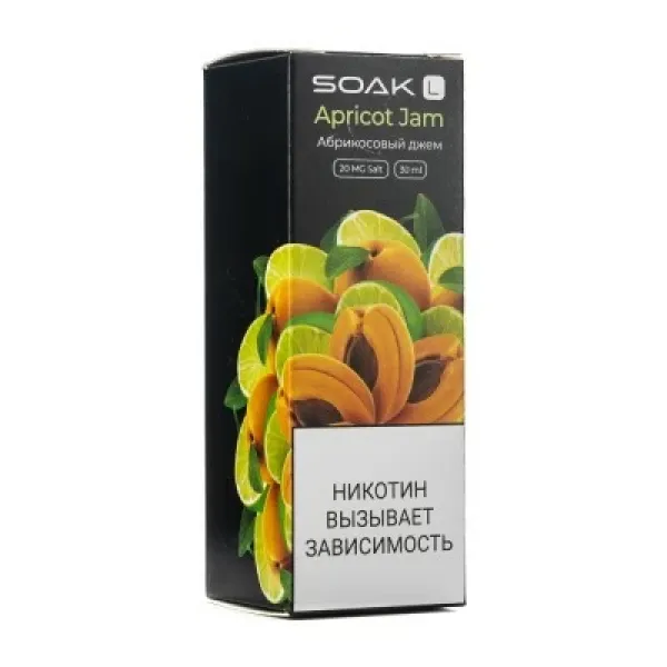 Жидкость SOAK L Apricot Jam 30 мл в Турции