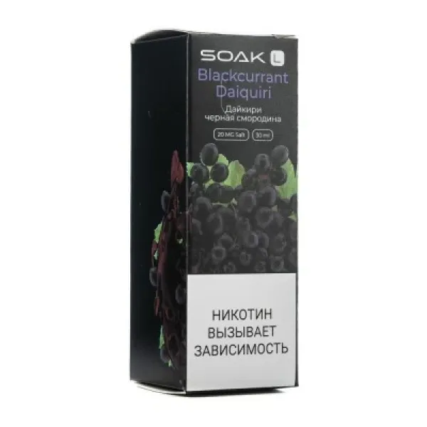 Жидкость SOAK L Blackcurrant Daiquiri 30 мл в Турции