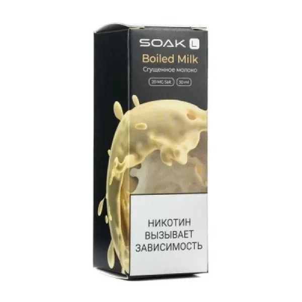 Жидкость SOAK L Boiled Milk 30 мл в Турции
