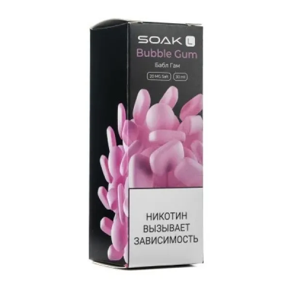 Жидкость SOAK L Bubble Gum 30 мл в Турции