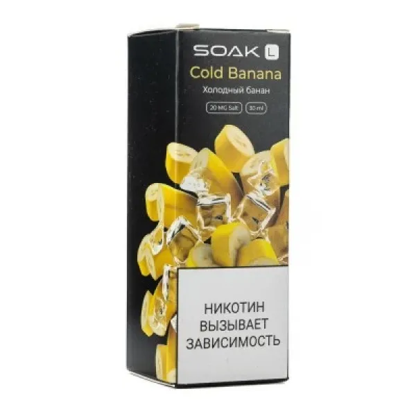 Жидкость SOAK L Cold Banana 30 мл в Турции