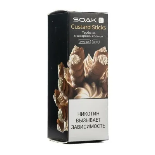 Жидкость SOAK L Custard Sticks 30 мл в Турции