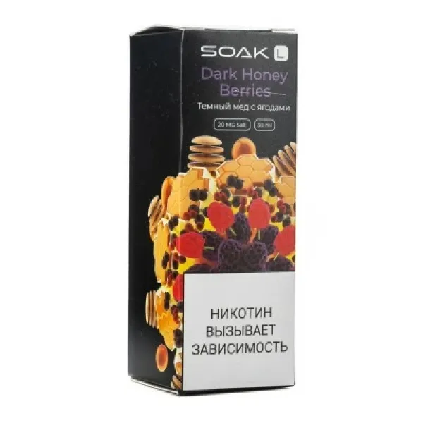 Жидкость SOAK L Dark Honey Berries 30 мл в Турции