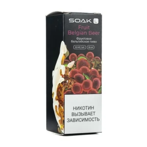 Жидкость SOAK L Fruit Belgian Beer 30 мл в Турции