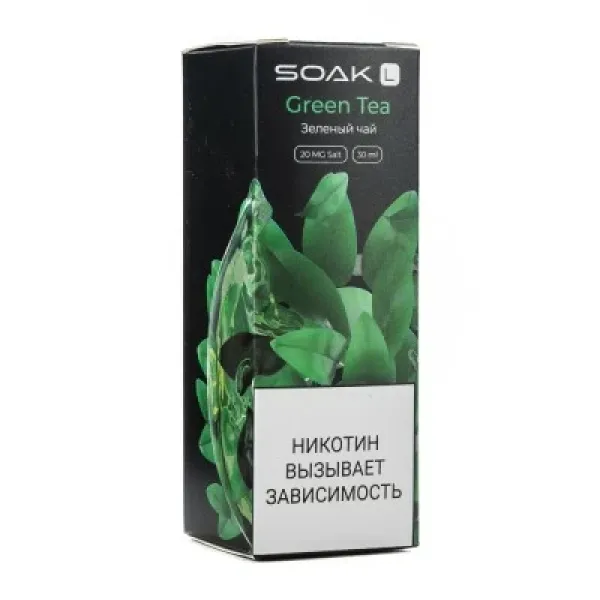 Жидкость SOAK L Green Tea 30 мл в Турции