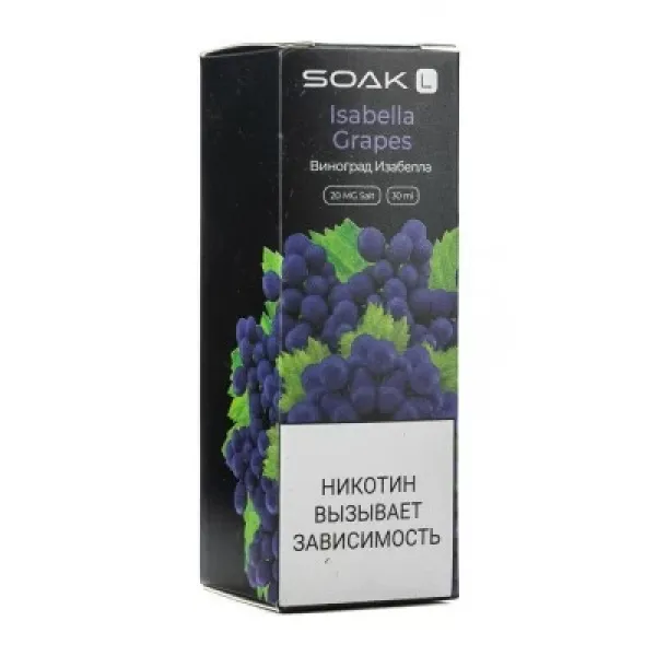 Жидкость SOAK L Isabella Grapes 30 мл в Турции