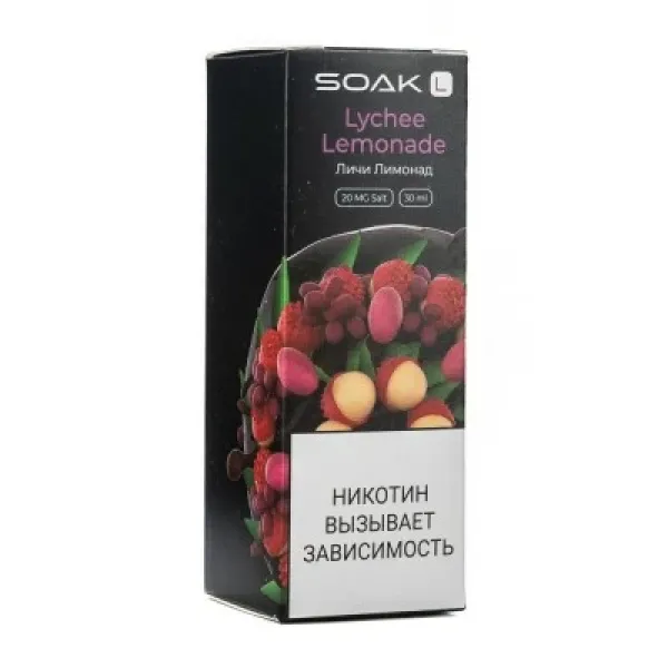 Жидкость SOAK L Lychee Lemonade 30 мл в Турции