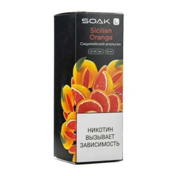 Жидкость SOAK L Sicilian Orange 30 мл в Турции