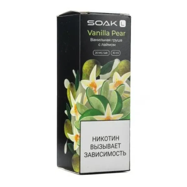 Жидкость SOAK L Vanilla Pear 30 мл в Турции