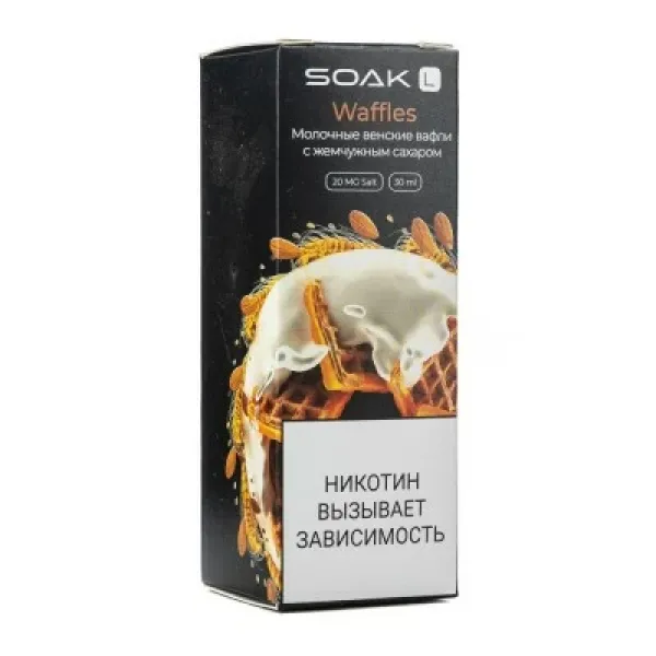Жидкость SOAK L Waffels 30 мл в Турции