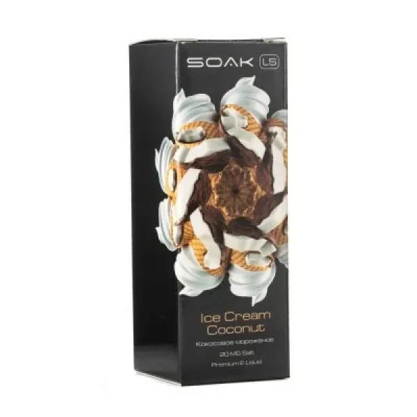 Жидкость SOAK LS Ice Cream Coconut 30 мл в Турции
