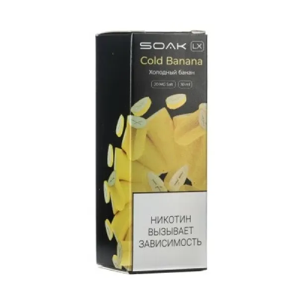Жидкость SOAK LX Cold Banana 30 мл в Турции