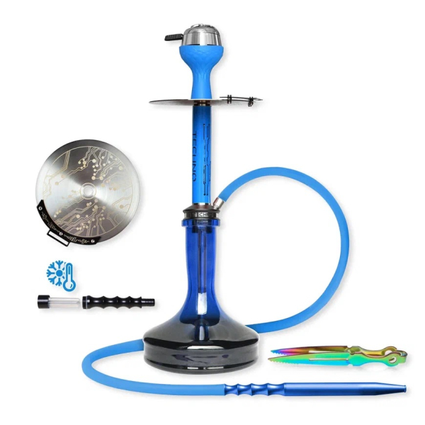 Кальян Seven star TE1 TECHNO Blue 60см в Турции