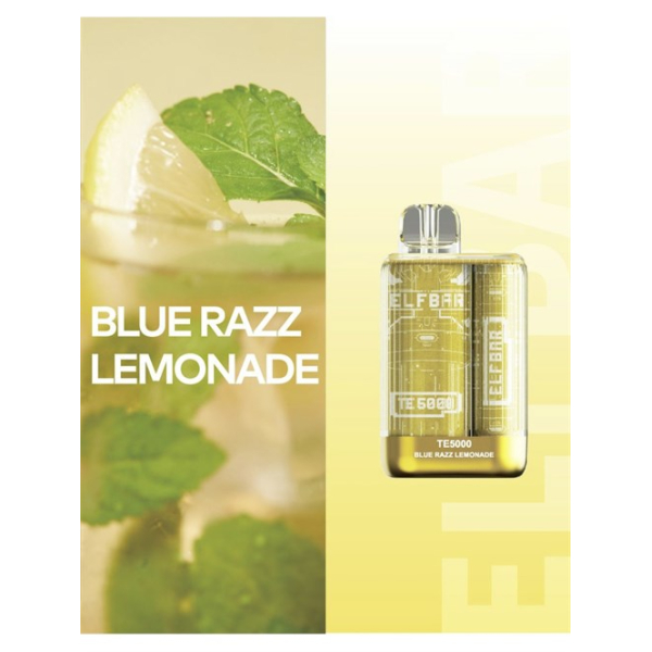 Elfbar TE5000 Blue Razz Lemonade, 5000 тяг в Турции