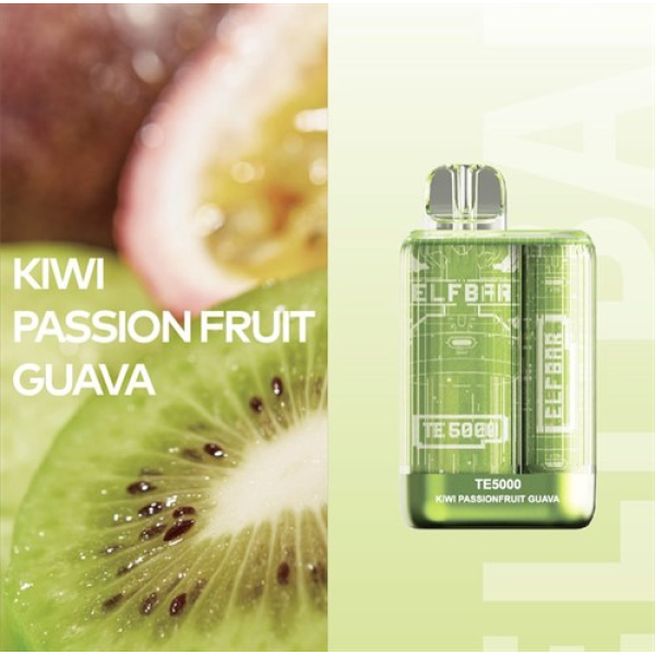 Elfbar TE5000 Kiwi Passion fruit Guava, 5000 тяг в Турции